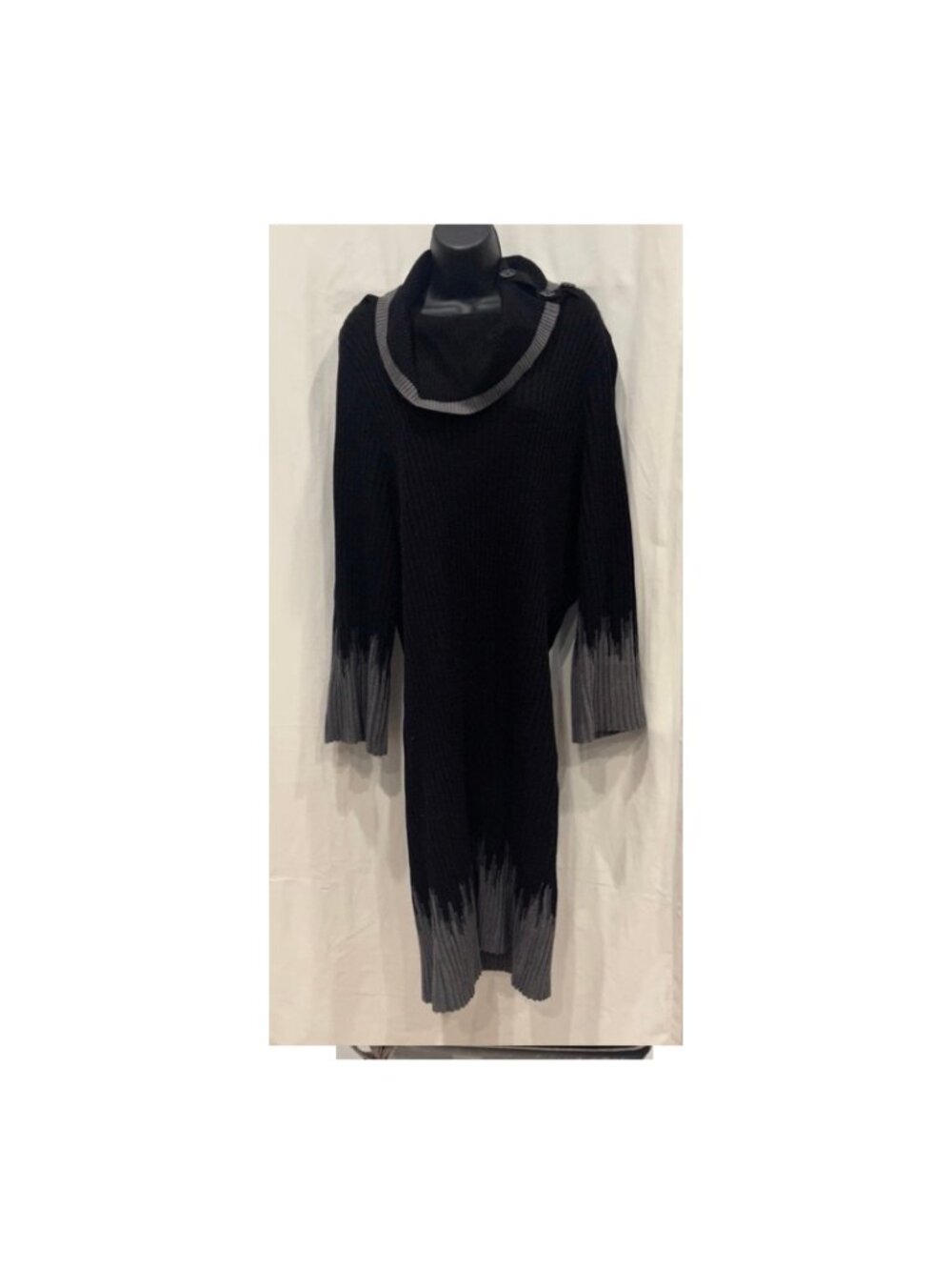 🖤 Black & Gray Knit Maxi Dress 🖤